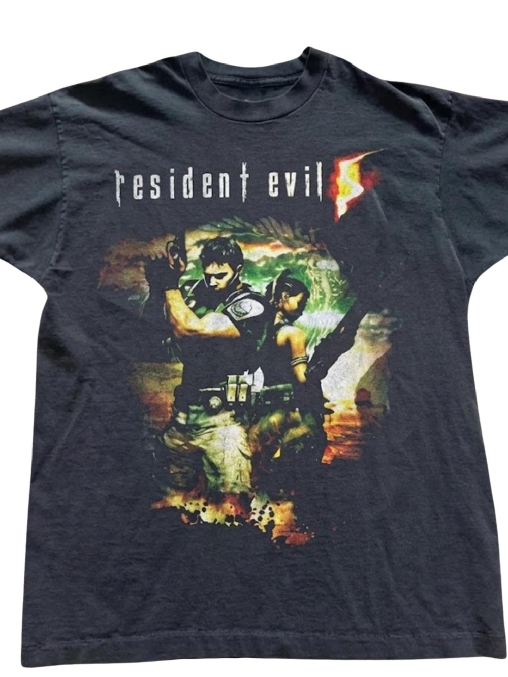 Gildan Black Resident Evil Graphic Tee